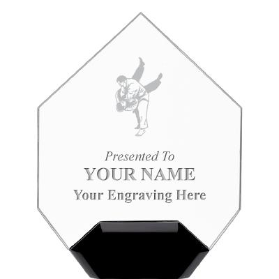 7" CREST DIAMOND ACRYLIC