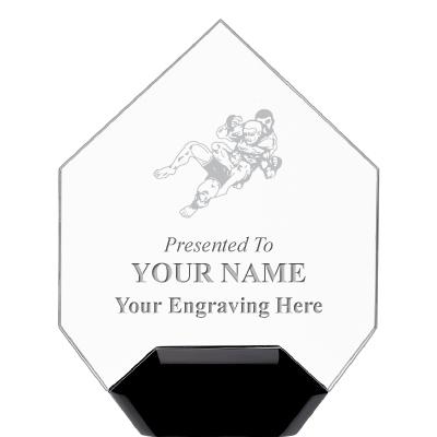 7" CREST DIAMOND ACRYLIC