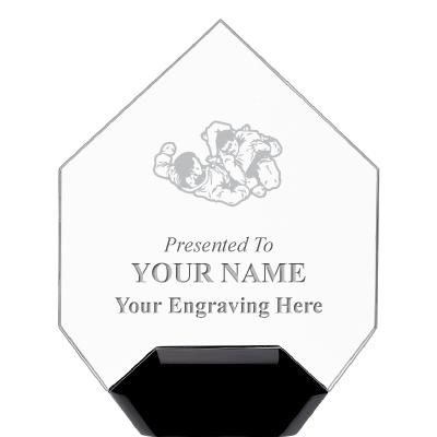 7" CREST DIAMOND ACRYLIC