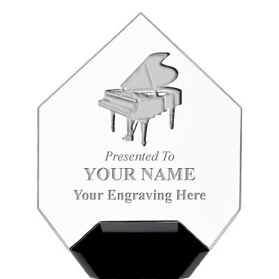 7" CREST DIAMOND ACRYLIC