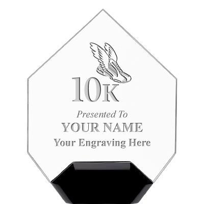 7" CREST DIAMOND ACRYLIC