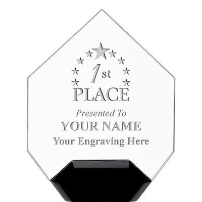 7" CREST DIAMOND ACRYLIC