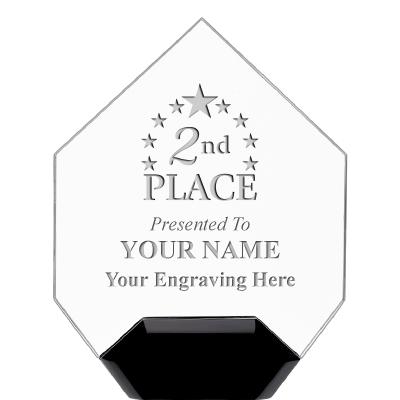 7" CREST DIAMOND ACRYLIC