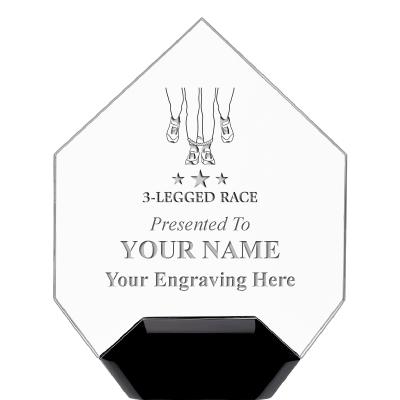 7" CREST DIAMOND ACRYLIC