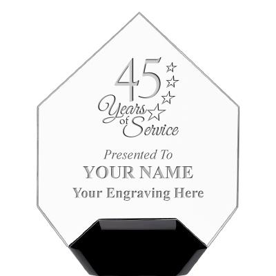 7" CREST DIAMOND ACRYLIC