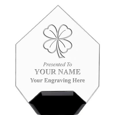 7" CREST DIAMOND ACRYLIC