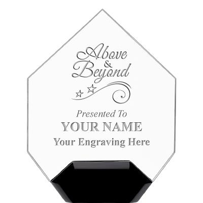 7" CREST DIAMOND ACRYLIC