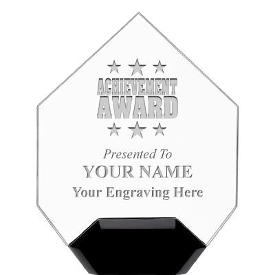 7" CREST DIAMOND ACRYLIC