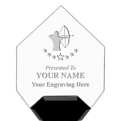 7" CREST DIAMOND ACRYLIC