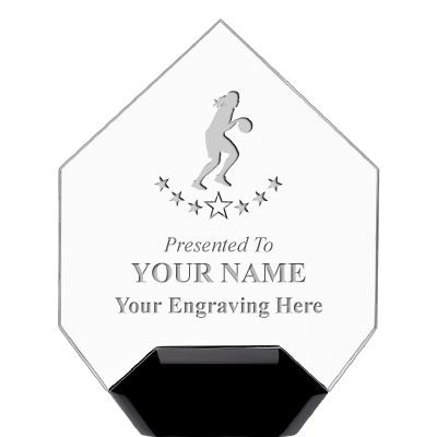 7" CREST DIAMOND ACRYLIC