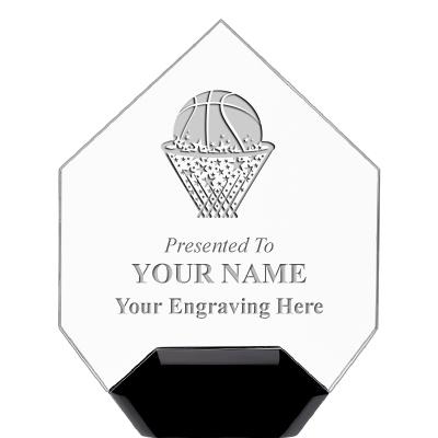 7" CREST DIAMOND ACRYLIC