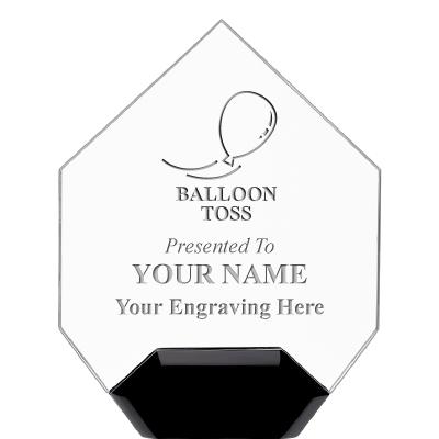 7" CREST DIAMOND ACRYLIC