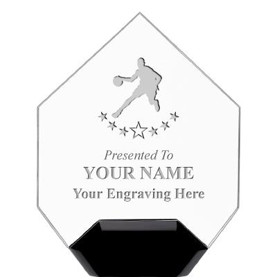 7" CREST DIAMOND ACRYLIC