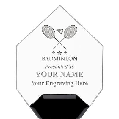 7" CREST DIAMOND ACRYLIC