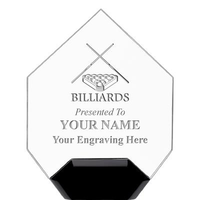 7" CREST DIAMOND ACRYLIC