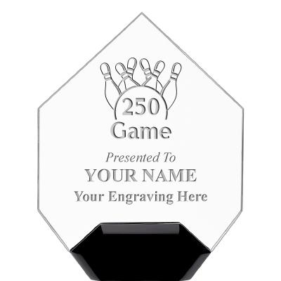 7" CREST DIAMOND ACRYLIC