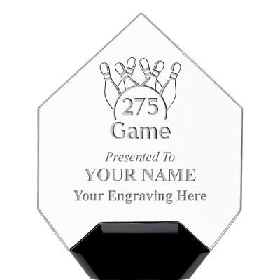 7" CREST DIAMOND ACRYLIC