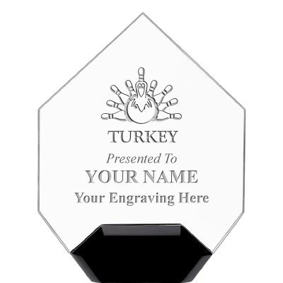 7" CREST DIAMOND ACRYLIC