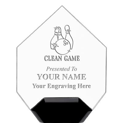 7" CREST DIAMOND ACRYLIC