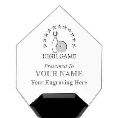 7" CREST DIAMOND ACRYLIC