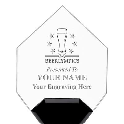 7" CREST DIAMOND ACRYLIC