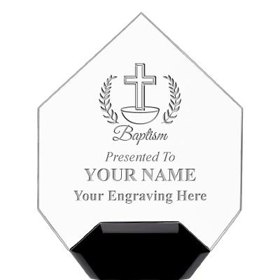 7" CREST DIAMOND ACRYLIC