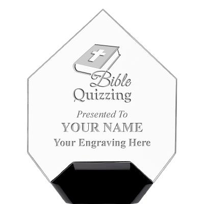 7" CREST DIAMOND ACRYLIC