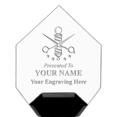 7" CREST DIAMOND ACRYLIC