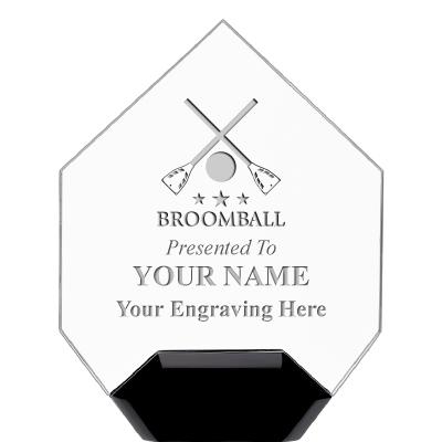 7" CREST DIAMOND ACRYLIC