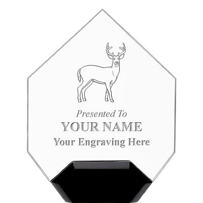 7" CREST DIAMOND ACRYLIC