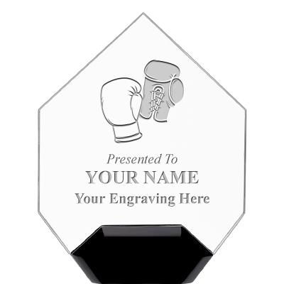 7" CREST DIAMOND ACRYLIC