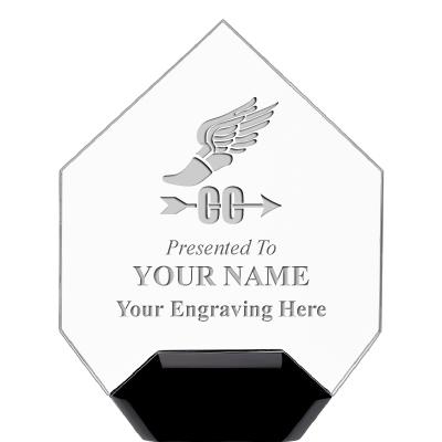 7" CREST DIAMOND ACRYLIC