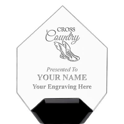 7" CREST DIAMOND ACRYLIC