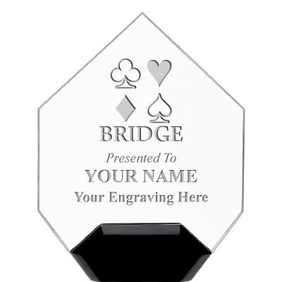 7" CREST DIAMOND ACRYLIC