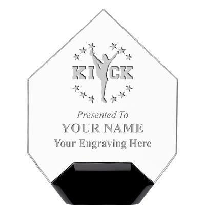 7" CREST DIAMOND ACRYLIC