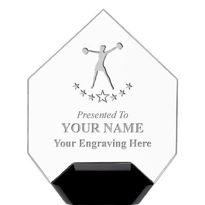 7" CREST DIAMOND ACRYLIC