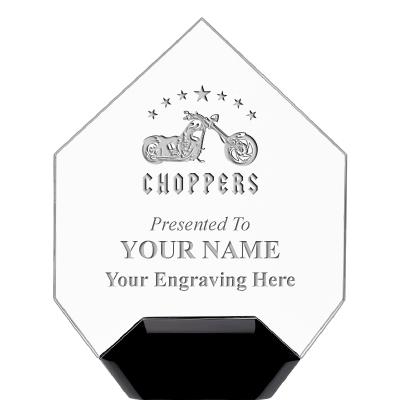 7" CREST DIAMOND ACRYLIC