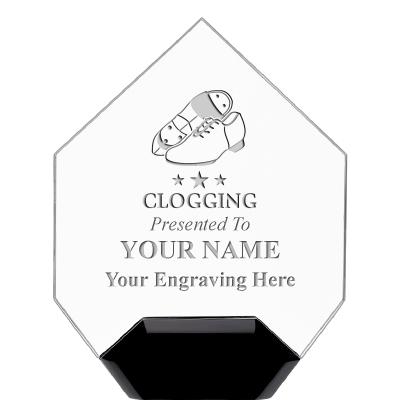 7" CREST DIAMOND ACRYLIC