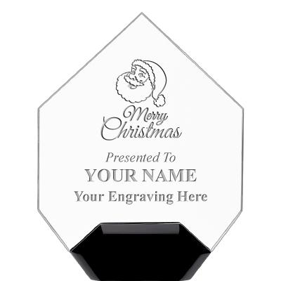 7" CREST DIAMOND ACRYLIC