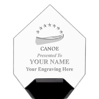 7" CREST DIAMOND ACRYLIC