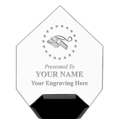 7" CREST DIAMOND ACRYLIC