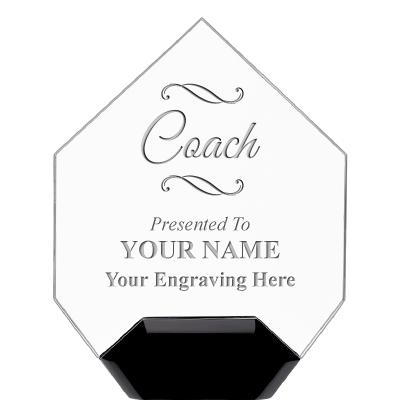 7" CREST DIAMOND ACRYLIC