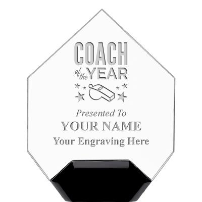 7" CREST DIAMOND ACRYLIC