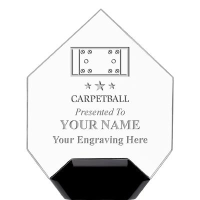 7" CREST DIAMOND ACRYLIC