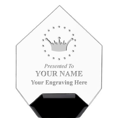 7" CREST DIAMOND ACRYLIC