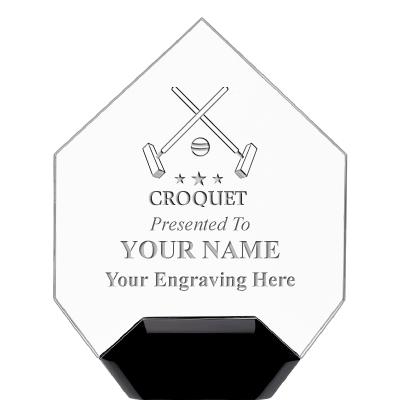 7" CREST DIAMOND ACRYLIC