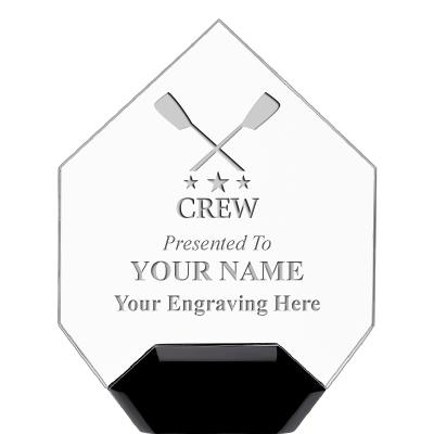 7" CREST DIAMOND ACRYLIC