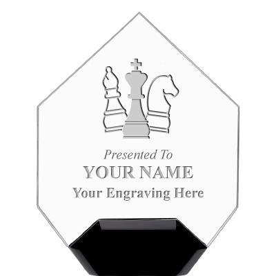 7" CREST DIAMOND ACRYLIC