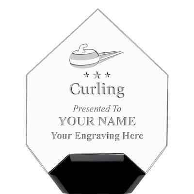 7" CREST DIAMOND ACRYLIC