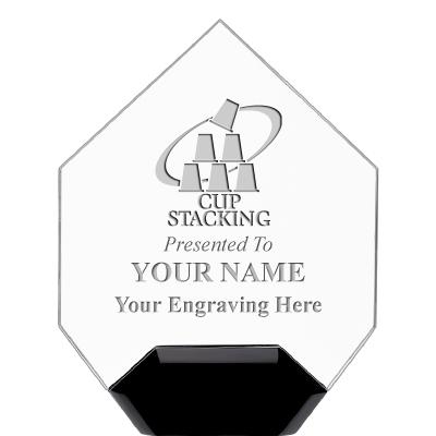 7" CREST DIAMOND ACRYLIC